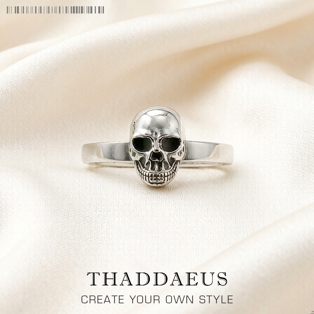 Men Accessories Brand - แหวน Skull ยุโรป Rebel Street เครื่องประดับ