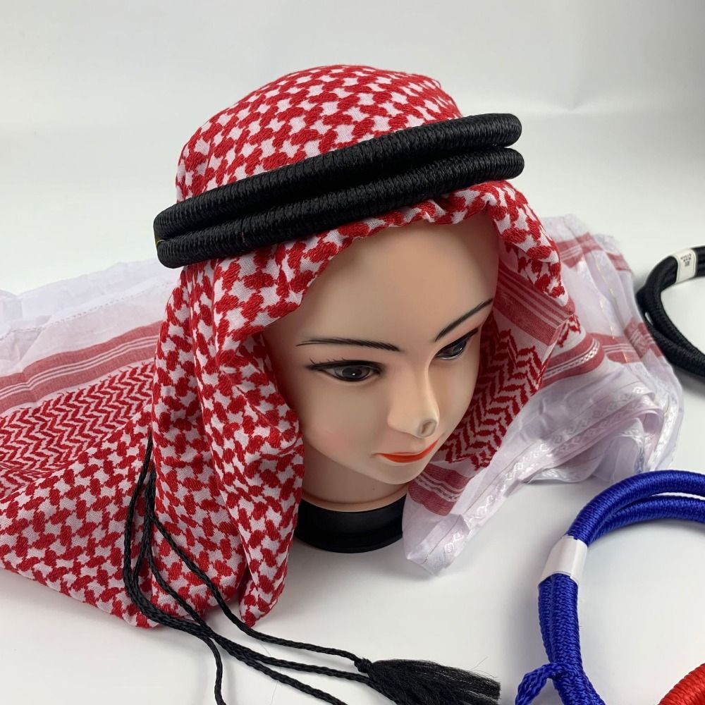 Men'S Accessories Clothing - 1 ชิ้นเสื้อผ้าอิสลาม Headwear เชือกอุปกรณ์เสริมทะเลทราย Man Saudi