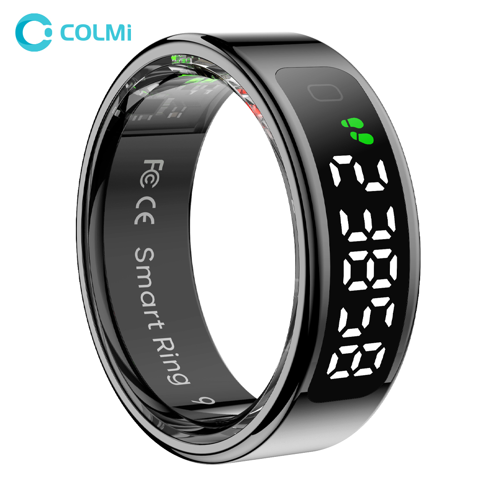Young Men'S Accessories - COLMI R12 แหวนอัจฉริยะพร้อมหน้าจอแสดงผลและระบบสัมผัส, ผู้จัดการสุขภาพ, การชาร์จแบบไร้สาย, กันน้ํา
