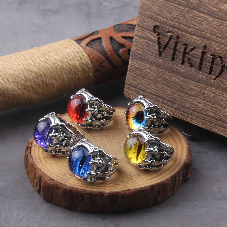 Men Accessories Evil Eye - โชคดีแหวนตาชั่วร้ายสีฟ้าตุรกีสำหรับผู้หญิงผู้ชายแฟชั่น Punk DEVIL ปรับได้แหวนปรับขนาดได้เทรนด์2022เครื่องประดับสำหรับงานเลี้ยง