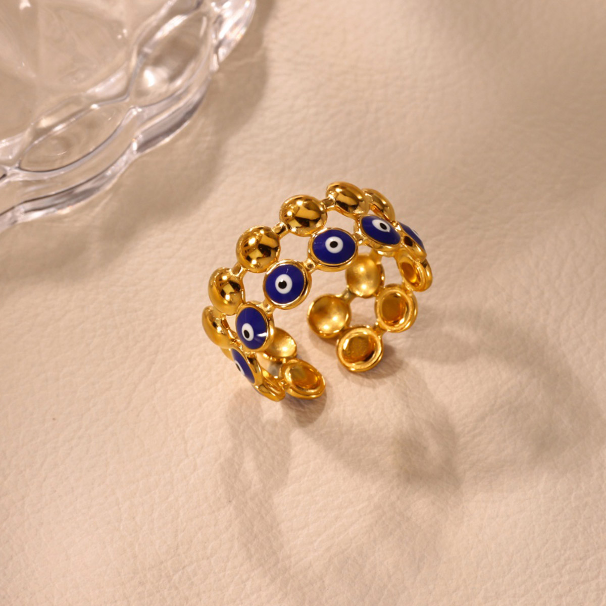 แหวนตาปีศาจสีฟ้าสไตล์วินเทจจาก - Men Accessories Evil Eye บทวิจารณ์และราคา