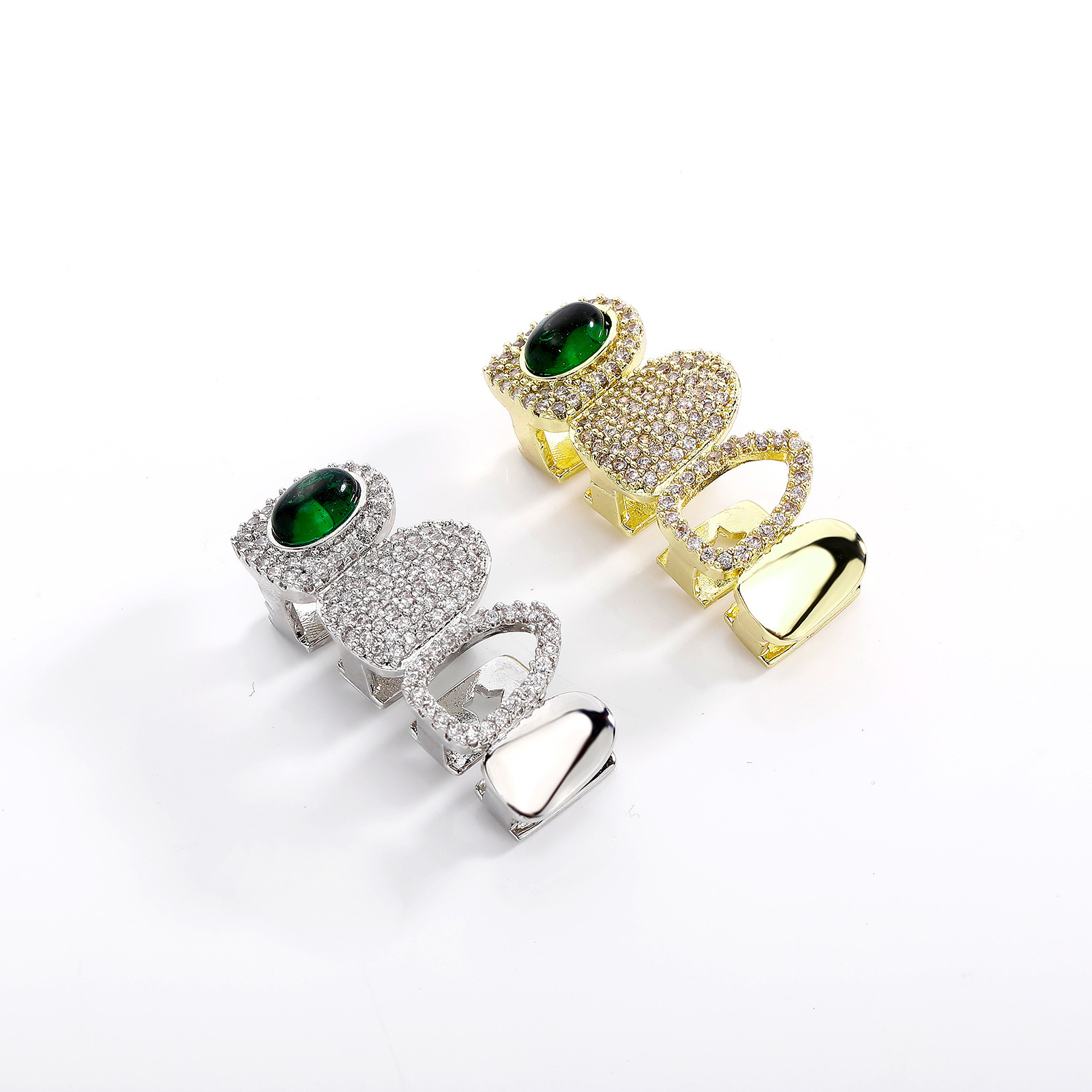 กริลล์ฟัน 4 ซี่ สไตล์ฮิปฮอป ปร - Men Accessories In Silver บทวิจารณ์และราคา