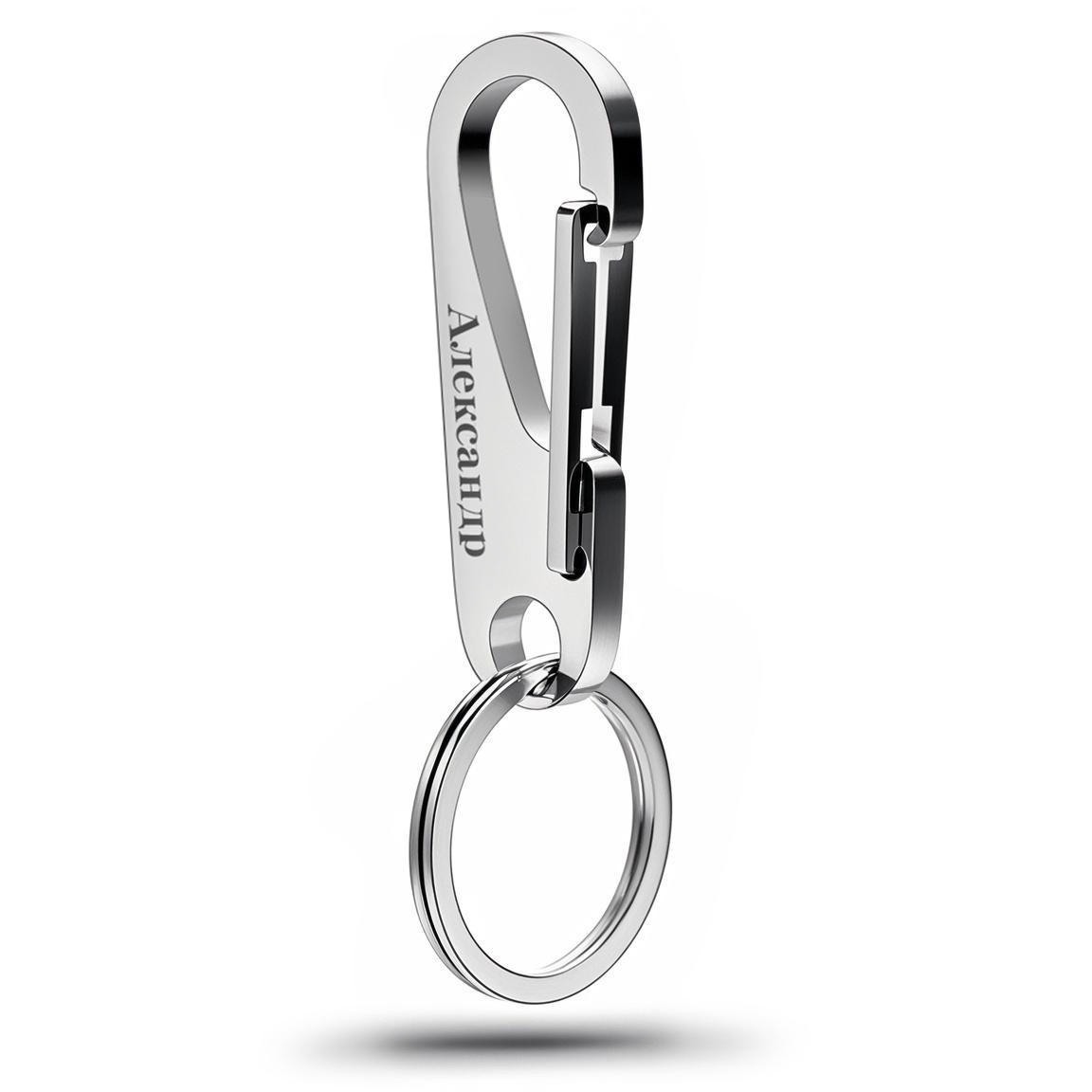 304 พวงกุญแจสแตนเลสส่วนบุคคลชื - Men Accessories In Silver บทวิจารณ์และราคา