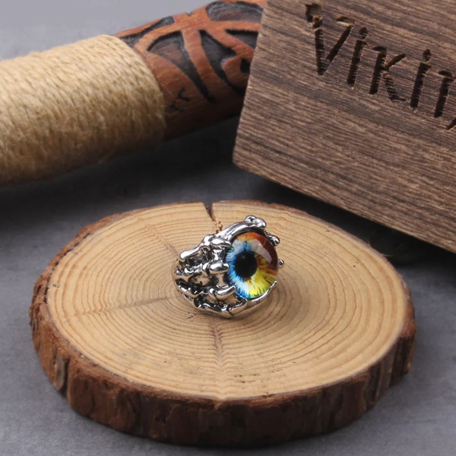 โชคดีแหวนตาชั่วร้ายสีฟ้าตุรกีส - Men Accessories Evil Eye บทวิจารณ์และราคา