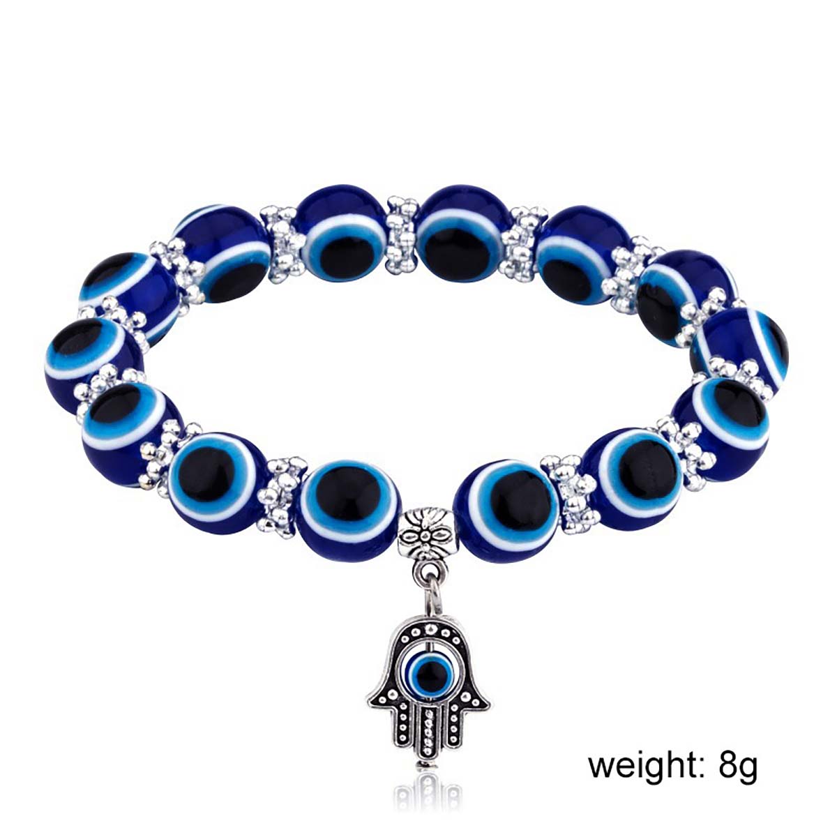 เครื่องประดับแฟชั่น สร้อยข้อมื - Men Accessories Evil Eye บทวิจารณ์และราคา