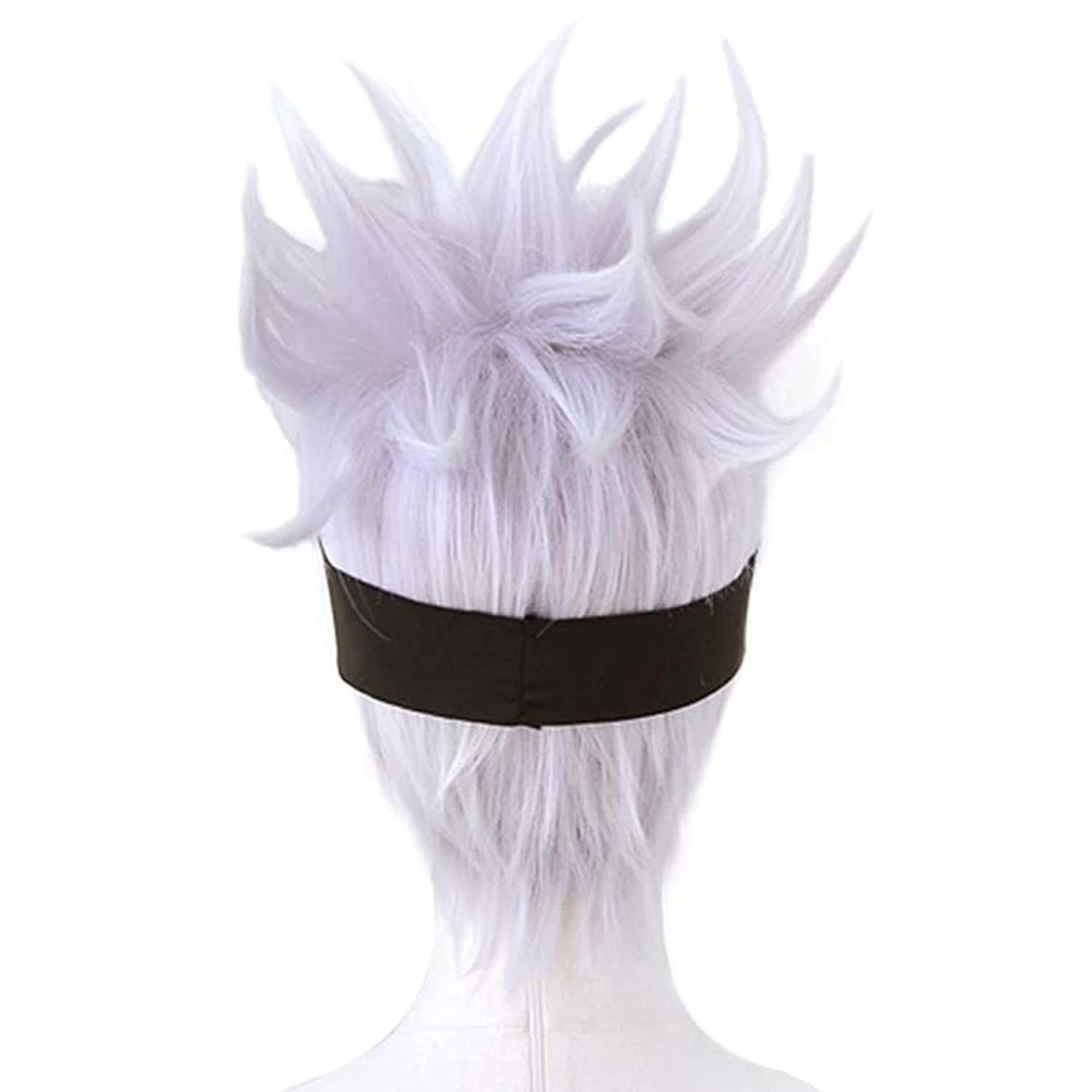 วิกผมสีดำแบบปิดตา + แบบหยักสั้ - Men Accessories In Silver บทวิจารณ์และราคา