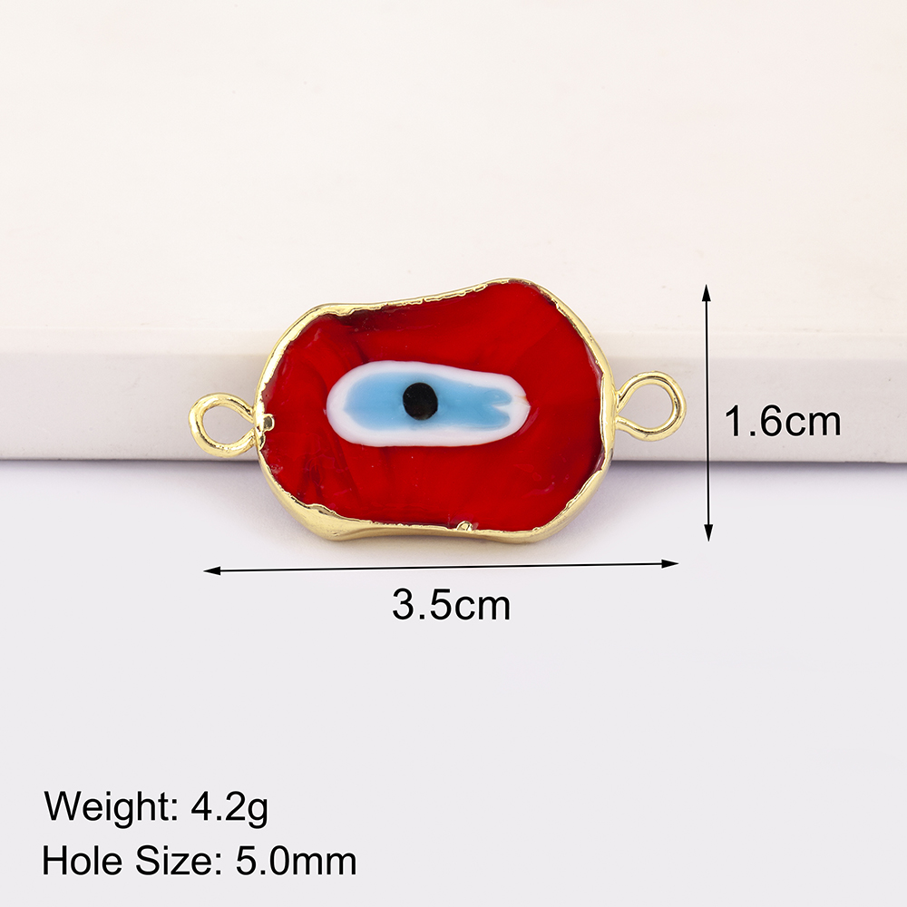 จี้รูปทรงพิเศษหลากสีสันลายตาปี - Men Accessories Evil Eye บทวิจารณ์และราคา