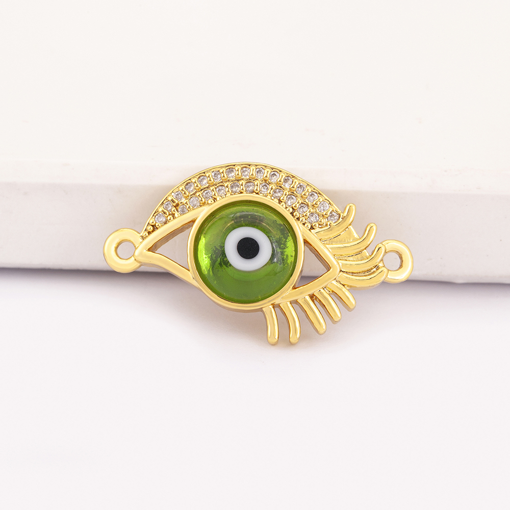 จี้คริสตัลรูปตาปีศาจหลากสีสัน  - Men Accessories Evil Eye บทวิจารณ์และราคา
