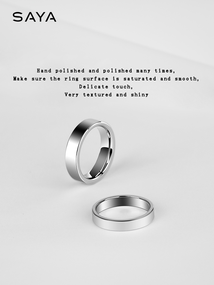 แหวนทังสเตนสำหรับผู้ชายผู้หญิง - Men Accessories In Silver บทวิจารณ์และราคา
