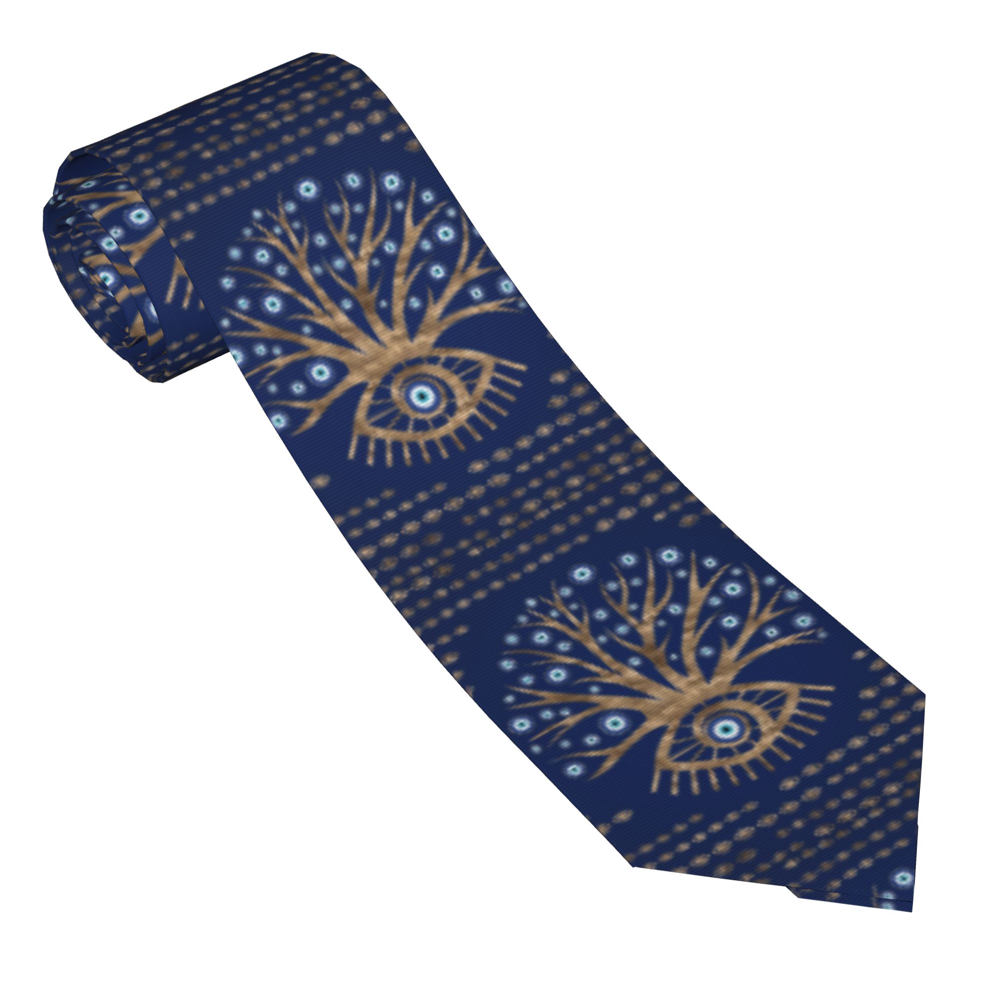 เนคไทผ้าไหมลายต้นไม้ Evil Eye  - Men Accessories Evil Eye บทวิจารณ์และราคา
