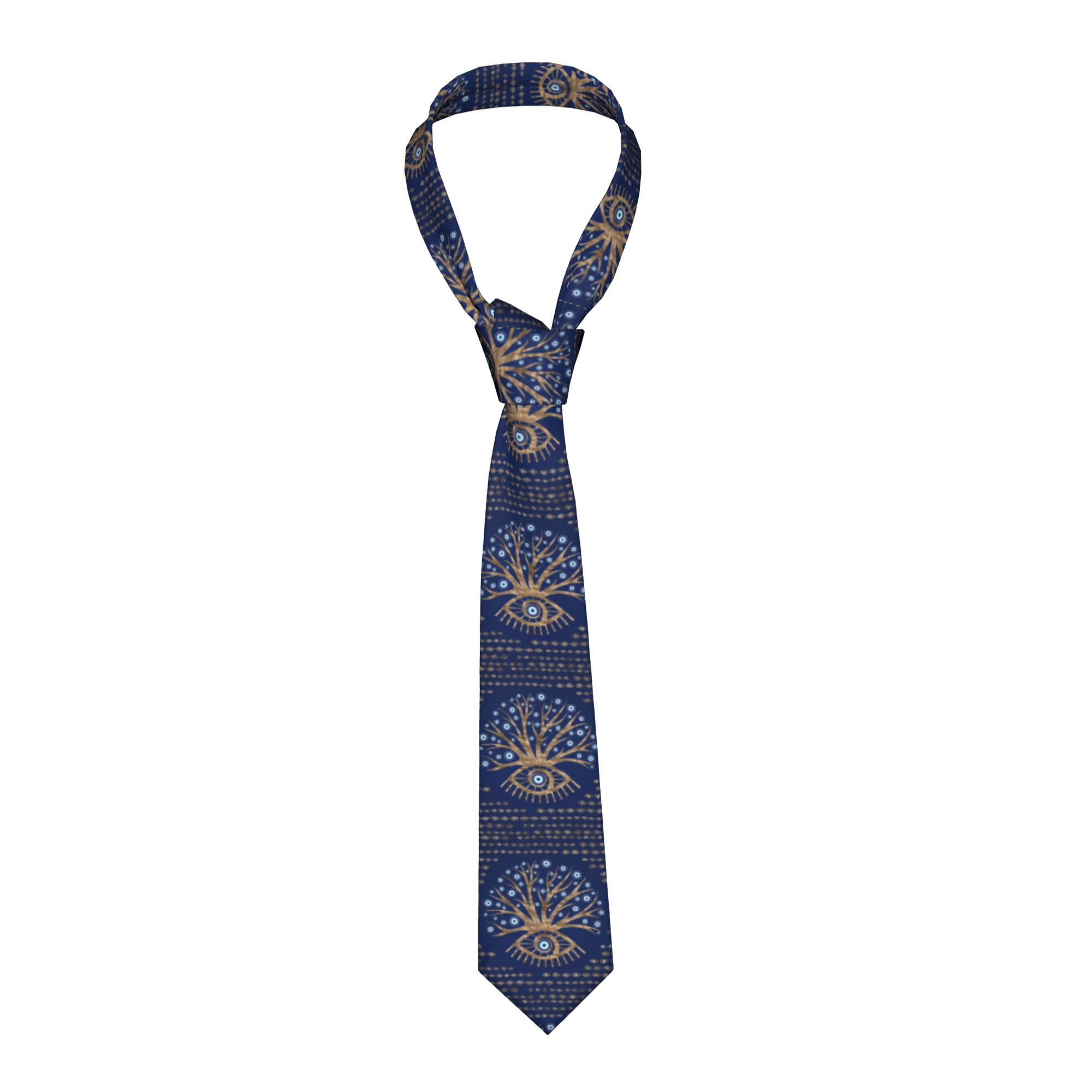 เนคไทผ้าไหมลายต้นไม้ Evil Eye  - Men Accessories Evil Eye บทวิจารณ์และราคา