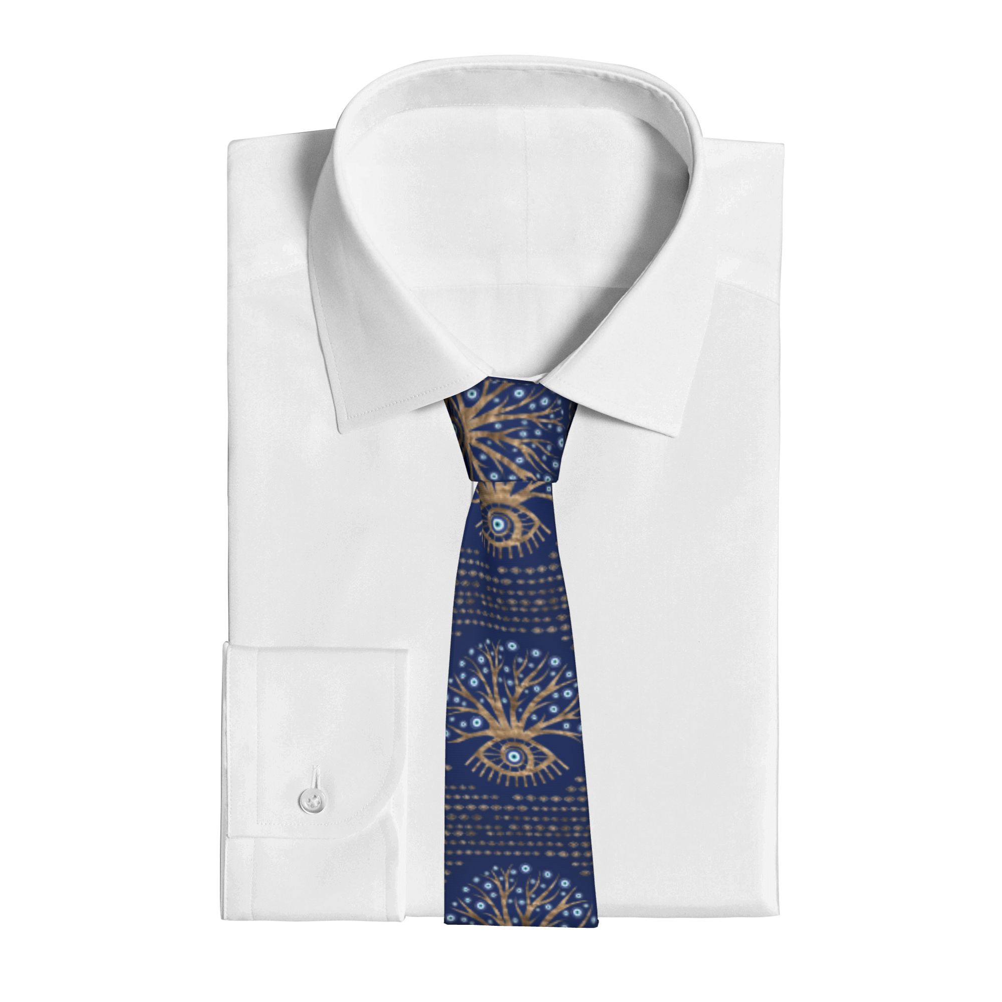 เนคไทผ้าไหมลายต้นไม้ Evil Eye  - Men Accessories Evil Eye บทวิจารณ์และราคา