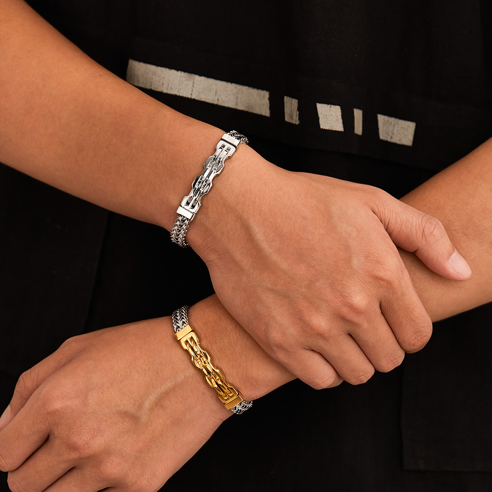 สร้อยข้อมือสแตนเลสสตีลสำหรับผู - Men Accessories Pk บทวิจารณ์และราคา