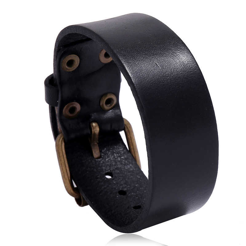 สร้อยข้อมือหนังแท้ผู้ชายสไตล์ม - Men Accessories Pk บทวิจารณ์และราคา