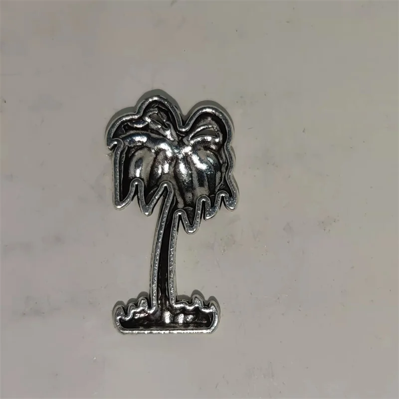 เข็มกลัดโลหะผสมรูปต้นมะพร้าวสี - Men Accessories In Silver บทวิจารณ์และราคา
