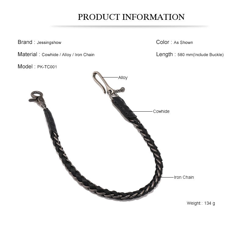 ผู้ชาย Punk สไตล์ของแท้หนัง Bi - Men Accessories Pk บทวิจารณ์และราคา