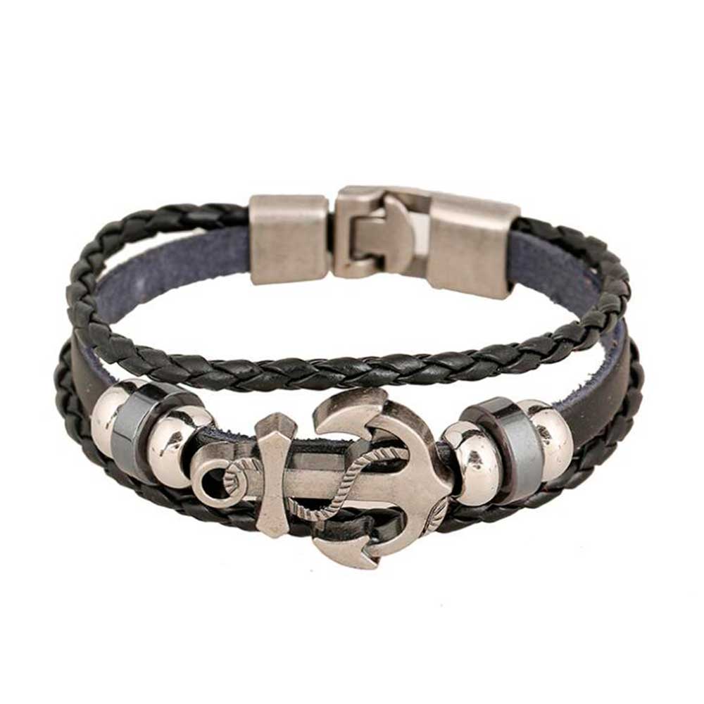 Multi Layered Vintage เชือกหนั - Men Accessories Pk บทวิจารณ์และราคา